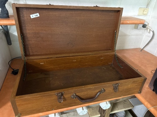 Handmade wooden storage box