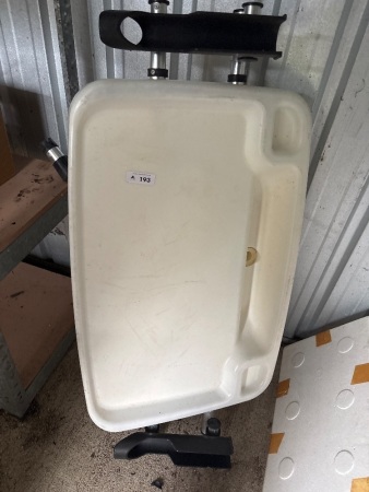 Bait board with rod holders