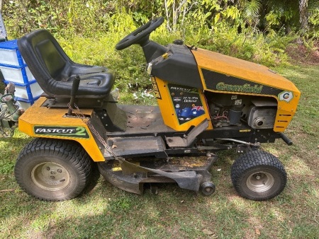Greenfield fast cut 2 ride on mower