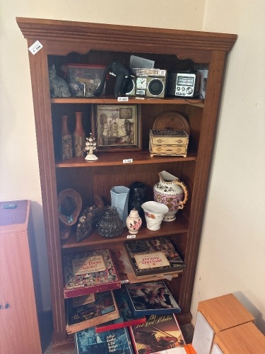 6ft pine bookcase