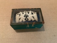 Vintage Carved Ivory Brooch in Original Glass Fronted Box - 3