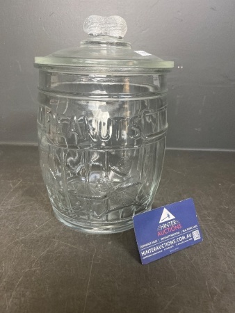 Vintage Planter Peanuts Lidded Jar