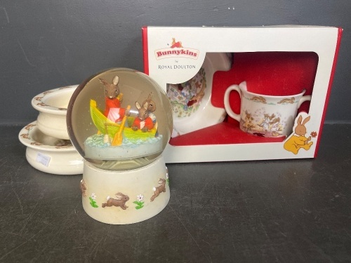 Lot of Bunnykins - Incs B Vernon Piece