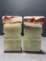 Onyx Stone Bookends - 4