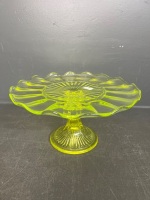 Yellow Uranium Cake Stand - 2