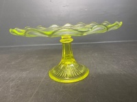 Yellow Uranium Cake Stand - 4