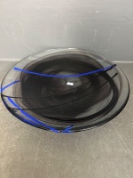 Large Kosta Boda (Sweden) Contrast Art Glass Bowl
