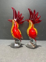 2 x Glass Birds - 2
