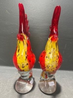 2 x Glass Birds - 4