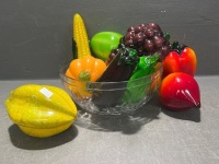 Bowl of Glass Fruit