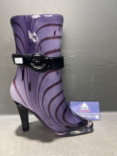 Hand Blown Shoe Figure