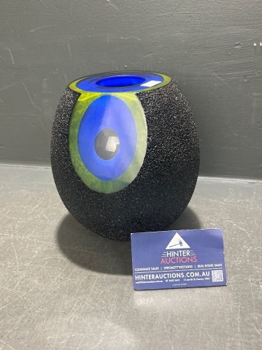 Monica Backstrom Moon Landing Vase - Signed