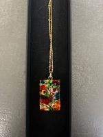 Mixed Lot of Necklaces - 2 Murano - 1 Glass - 1 Silver - 4
