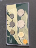 10 x 20c and 50c circulated coins and 1 x Australian Decimal Currency Pack Uncirculated - 2