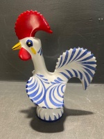 Signed Portugal Rooster Figure - 4