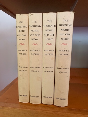 The Book of One Thousand NightÂ  and One Night in 4 Volumes - Mardrus & Mathers