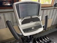 VISION FITNESS R40 recumbent exercise bike with mesh-back seat, adjustable pedals, and an upright console display - 2