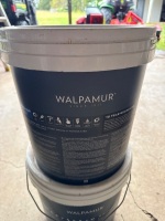 2x 15L of Walpamur low sheen blockout paint - sealed - 2