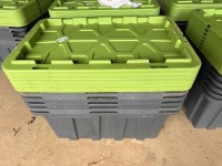 6x MONGOMERY 100L heavy duty storage containers