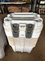 8x EZY STORAGE 35L tubs