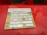MASCHIO Terminator 140 - 3PL - PTO drive mulcher mower - 1.4m cut - bottom links 750mm center to centre - 3