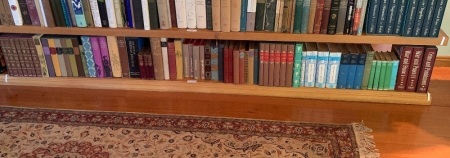 Asstd Bottom Shelf Lot of Literature & Poetry Books inc. Box Sets of War and Peace, E.M.Forster, Father Brown, Jane Austen etc - App. 65 books in Total