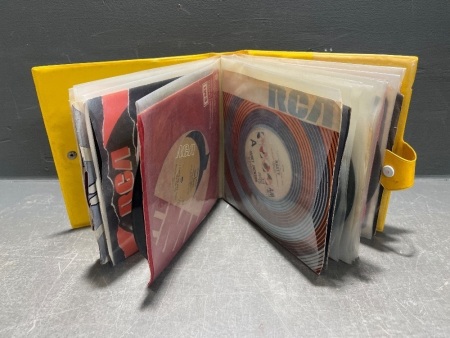 Folder of Vintage 45 Records - Incs Elton John