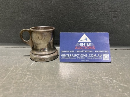 CYA Official Melbourne Cup Measure - Silver Plated