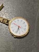 Adina Gold Tone Nursing Watch - 3