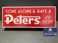 Peters Ice Cream Front for Light Up Sign