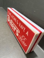 Peters Ice Cream Front for Light Up Sign - 2