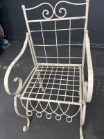 Lot of Miniature Garden Ornament Chairs - Incs Blue Dolls Pram - 4