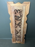 Decorative Thai Wooden Carving Panel - 3