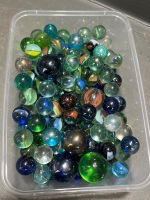 Assortment of Marbles - Inc UV Glow Marbles and Rare - 3