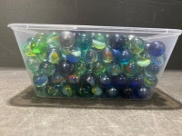 Assortment of Marbles - Inc UV Glow Marbles and Rare - 4