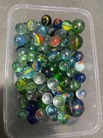 Assortment of Marbles - Inc UV Glow Marbles and Rare - 3