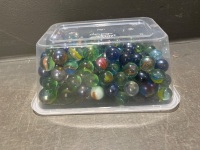 Assortment of Marbles - Inc UV Glow Marbles and Rare - 5