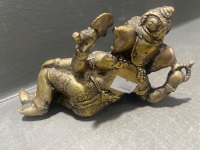 Brass Elephant Figurine - 4
