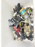 Metal Esky Containing Large Quantity of Fishing Reels - 2