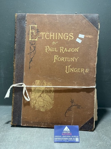 Etchings by Paul Rajon Fortuny Unger & co