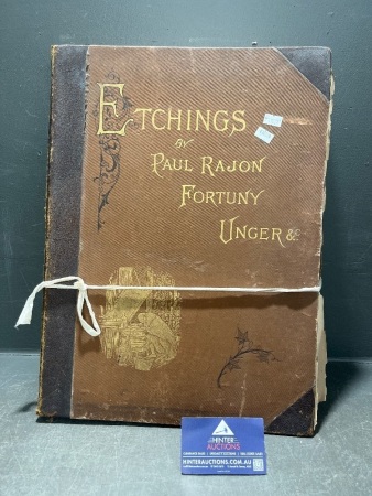 Etchings by Paul Rajon Fortuny Unger & co