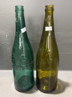 Assorted coloured beer bottles - 2