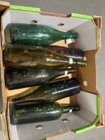 Assorted coloured beer bottles - 5