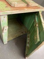 Antique thunder box used for vegetable storage no internal tin - 3