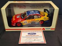 2000 Ford Falcon AU # 17 Dick Johnson/Steven Johnson - Queensland 500 SSC - 0004/4000 - Biante - B180101K - Certificate Signed Dick Johnson, Dick&rsquo;s Last V8 Supercar Race Drive, October 10th, 2000