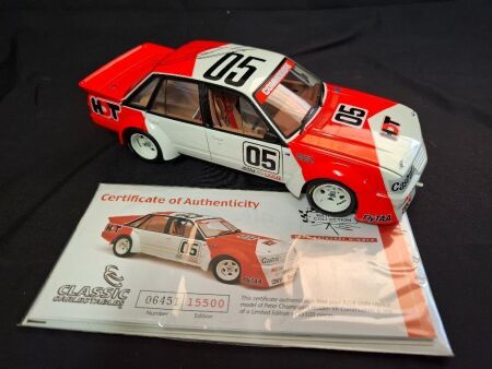 1984 Holden Commodore VK # 05 Peter Brock/Larry Perkins HDT Winner - James Hardie 1000 - 06451/15500 - Classic Car 18280 - Car Signed Larry Perkins