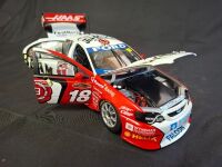 2007 Ford Falcon BF XR8 # 18 Will Davison - DJR Jim Beam ATCC - 0446/1000 - Classic Car 18294 - Car Signed Dick Johnson & Will Davison w/ Photos of Signing - 2