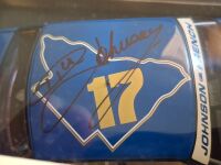 1982 Ford Falcon XE # 17 Dick Johnson/John French - Blue - James Hardie 1000 - 1077/3100 - Biante B180301B - Car & Certificate Signed Dick Johnson & John French - 3