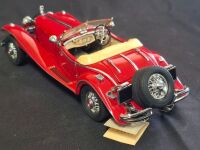 1935 Mercedes-Benz 500K Special Roadster - Red - Franklin Mint - 4