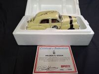1964 Holden FJ Sedan # 38J Dick Johnson - First Race Lakeside - 1408/3300 - AUTOart 86460 - Car & Certificate Signed Dick Johnson; Dick Johnson&rsquo;s First Race